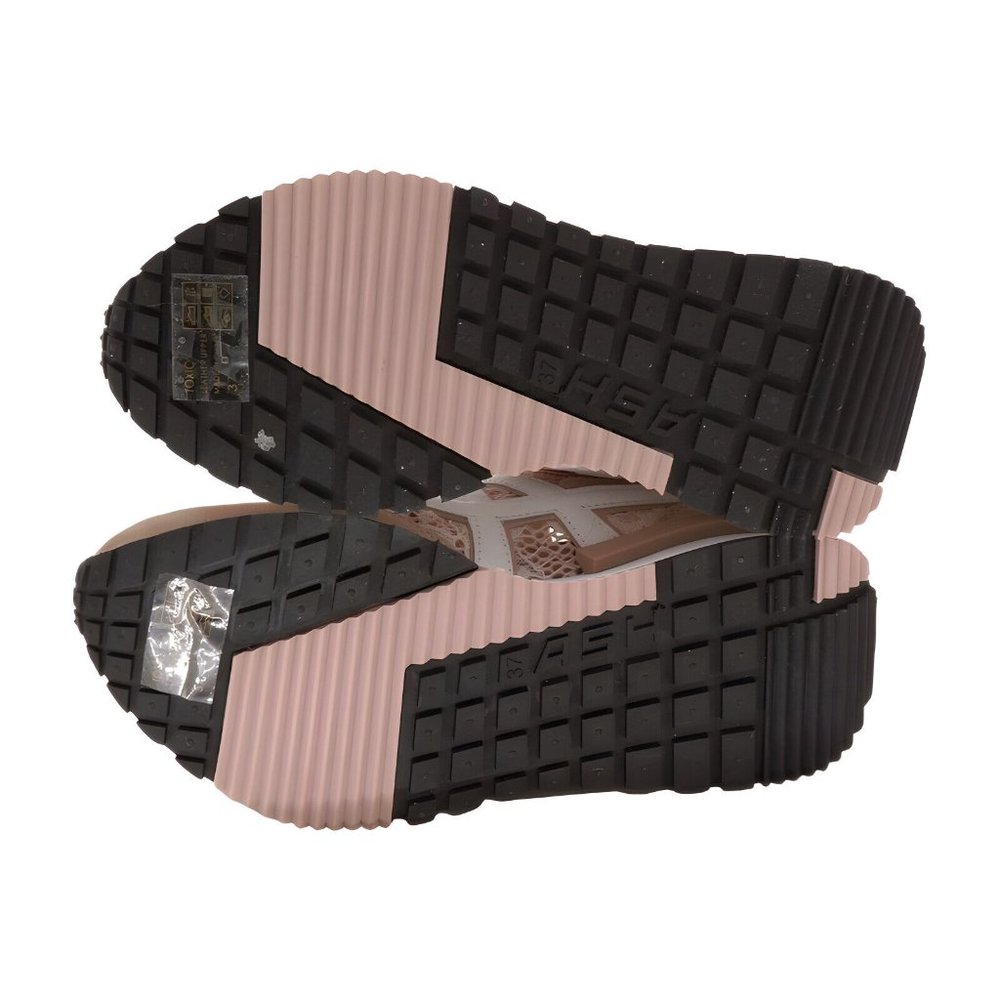 ASH Womens Toxic Sneaker, Eggnug/Pinksalt/White, Size 7 - Picture 6 of 6